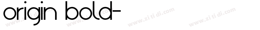origin bold字体转换